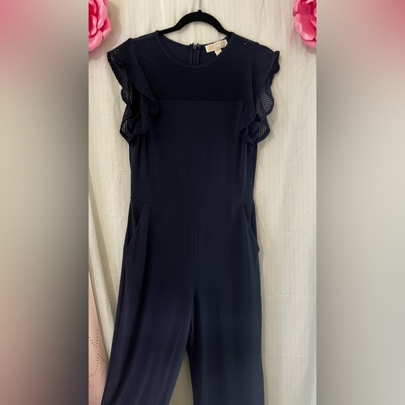 MICHAEL Michael Kors Blue Jumpsuit Streamlined Fit - Picture 1 of 5